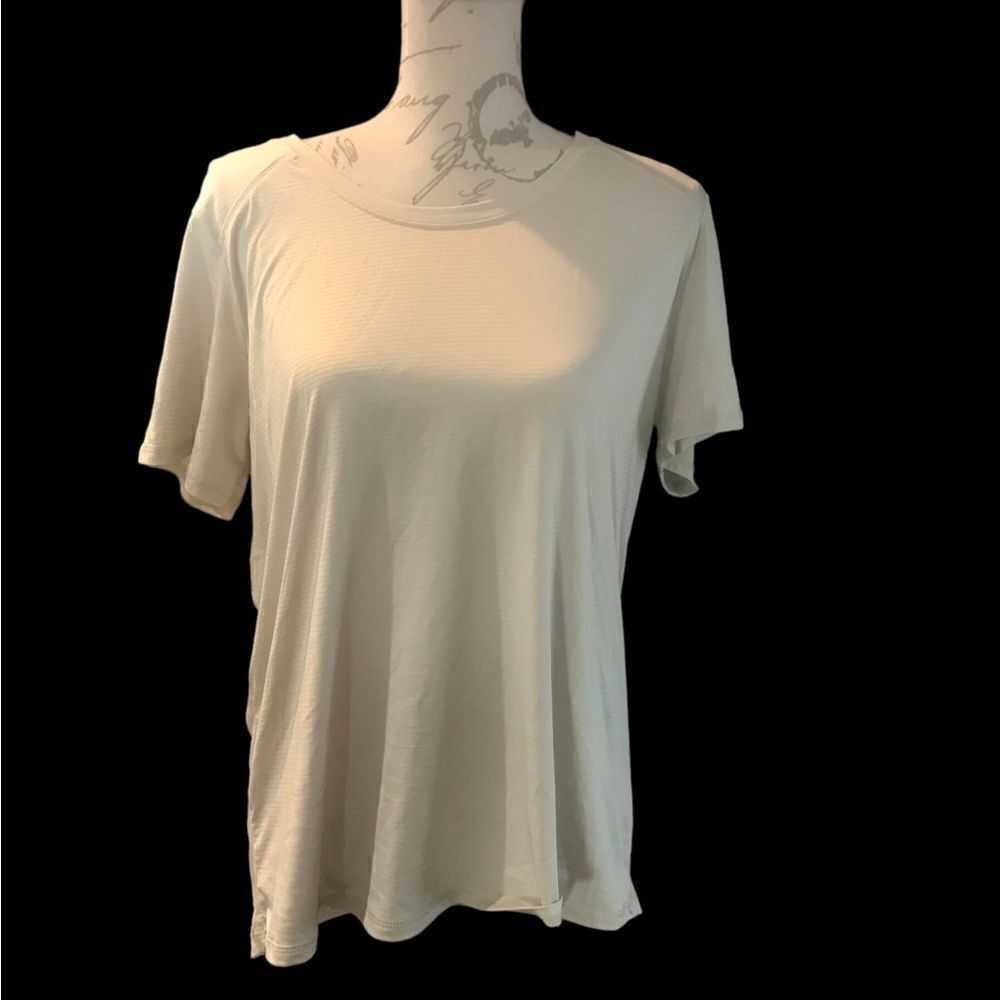 Xersion Large Beige Short Sleeve Top - Picture 2 of 12